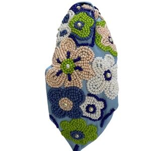 218. NEW The Lilly Flower Pop Beaded Brooke Shade Exclusive Headband